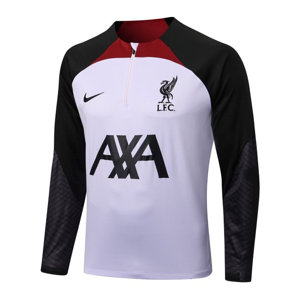 Trainings-Sweatshirt Liverpool Top 2023 Weiß Schwarz